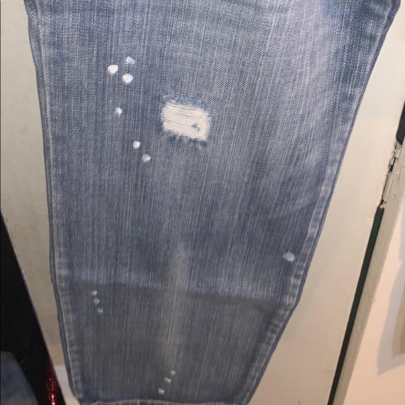 Old navy diva denim paint splattered jeans - Picture 2 of 5